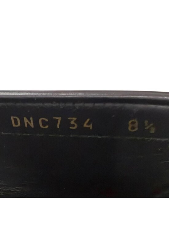 Prada Leather Penny Loafer Coin Loafers Flat Shoes Moccasins Black 8.5 main image 5